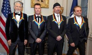 U2 received a prestigious Lifetime Achivement Award from the Kennedy Center last night U2 received a prestigious Lifetime Achivement Award from the Kennedy Center last night