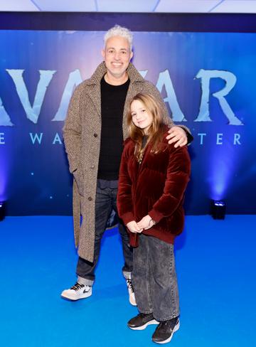 Baz and Mahy Ashmawy at the Irish Premiere Screening of Avatar The Way of Water in Cineworld IMAX 3D Dublin-photo Kieran Harnett
no repro fee