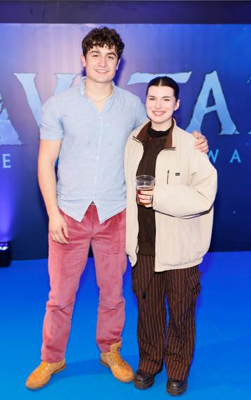 Iobhar Stokes and Anna Lawlor at the Irish Premiere Screening of Avatar The Way of Water in Cineworld IMAX 3D Dublin-photo Kieran Harnett
no repro fee