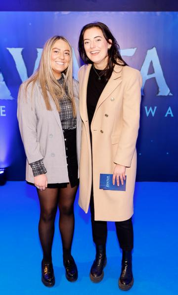 Orla McAvoy and Elle Courtney at the Irish Premiere Screening of Avatar The Way of Water in Cineworld IMAX 3D Dublin-photo Kieran Harnett
no repro fee
