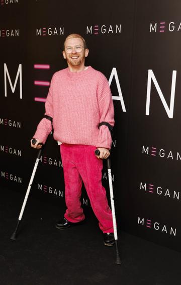 Paddy Smith pictured at a special preview screening of M3GAN at Dublin’s Light House Cinema. M3GAN is in cinemas nationwide from today, January 13th. Picture Andres Poveda