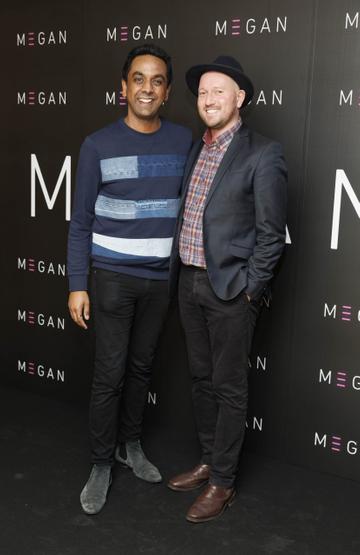 Clint Driberg and David Mitchelle  pictured at a special preview screening of M3GAN at Dublin’s Light House Cinema. M3GAN is in cinemas nationwide from today, January 13th. Picture Andres Poveda