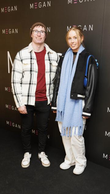 Cian Ryan and Máire Ryan pictured at a special preview screening of M3GAN at Dublin’s Light House Cinema. M3GAN is in cinemas nationwide from today, January 13th. Picture Andres Poveda
