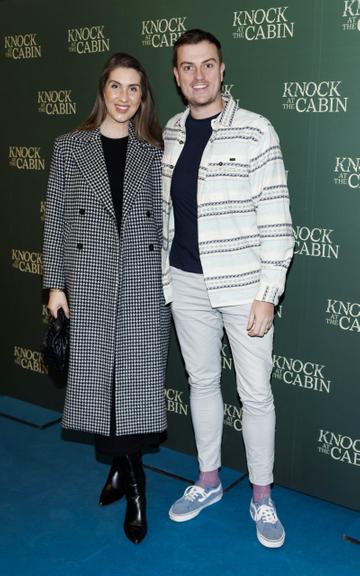 Clementine MacNeice and Alan Cawley pictured at a special preview screening of M. Night Shyamalan’s KNOCK AT THE CABIN at Rathmines Omniplex. KNOCK AT THE CABIN is in cinemas nationwide from this Friday February 3rd. Picture Andres Poveda 