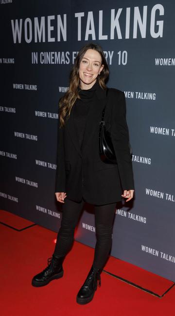 Rebecca Dore pictured at a special Irish Film & Television Academy screening of Oscar nominated WOMEN TALKING at The Irish Film Institute, Dublin. WOMEN TALKING is in cinemas nationwide from Friday February 10th. Picture Andres Poveda