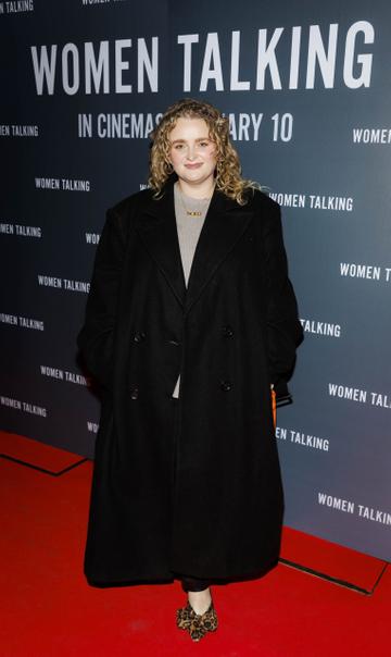 Louise McSharry pictured at a special Irish Film & Television Academy screening of Oscar nominated WOMEN TALKING at The Irish Film Institute, Dublin. WOMEN TALKING is in cinemas nationwide from Friday February 10th. Picture Andres Poveda