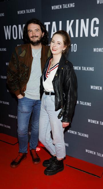 Hugh Cannon and Gillian Cooper pictured at a special Irish Film & Television Academy screening of Oscar nominated WOMEN TALKING at The Irish Film Institute, Dublin. WOMEN TALKING is in cinemas nationwide from Friday February 10th. Picture Andres Poveda