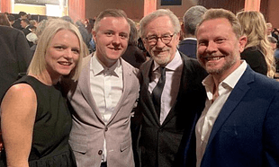 'An Cailín Ciúin' director Colm Bairéad was living his best life at the Oscar Nominees Luncheon yesterday 'An Cailín Ciúin' director Colm Bairéad was living his best life at the Oscar Nominees Luncheon yesterday