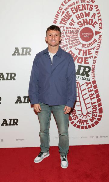 Conor Ryan pictured at the premiere of the film Air at the Stella in Rathmines,Dublin.
Pic Brian McEvoy