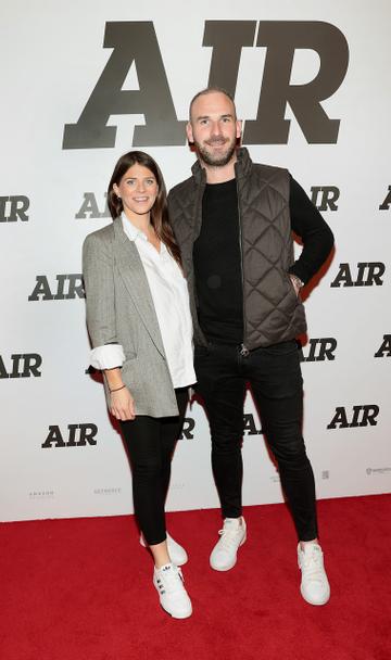 Oonagh Kenny and Alan Kenny pictured at the premiere of the film Air at the Stella in Rathmines,Dublin.
Pic Brian McEvoy