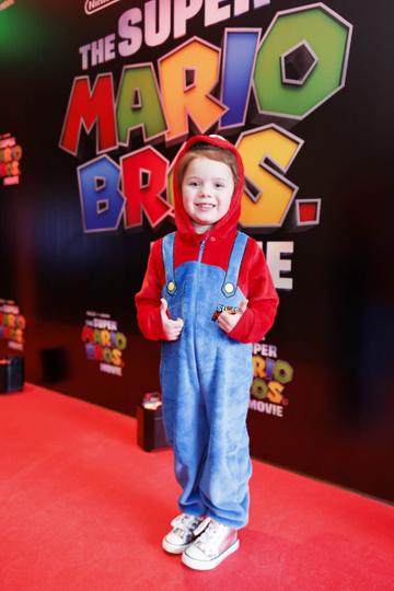Matilda Davis pictured at the Irish premiere screening of The Super Mario Bros. Movie at Light House Cinema, Dublin. The Super Mario Bros. Movie is in cinemas from Wednesday April 5th. Picture Andres Poveda
 
