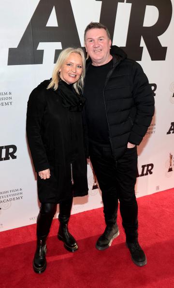 Miriam Slane and Marc Long pictured at the IFTA preview screening of the film AIR at the Savoy Cinema,O Connell Street, Dublin.
Pic Brian McEvoy
