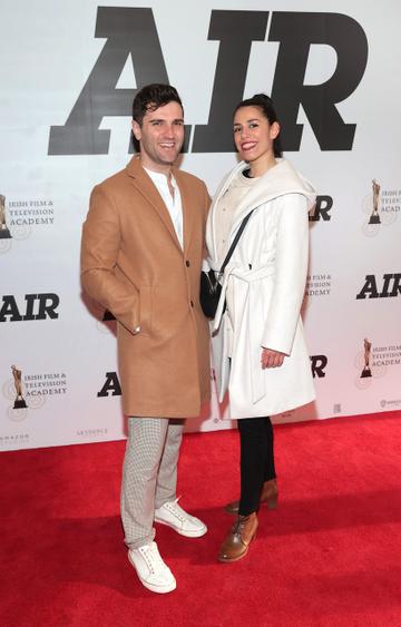 George Ivanovich and Iva Kevra pictured at the IFTA preview screening of the film AIR at the Savoy Cinema,O Connell Street, Dublin.
Pic Brian McEvoy
