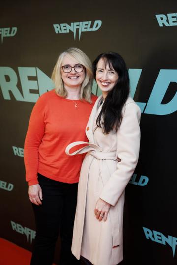 Sinead Kenny and pictured at a special preview screening of Renfield at Light House Cinema, Dublin. Renfield, starring Nicolas Cage & Nicholas Hoult is exclusively in cinemas from this Friday April 14th. Picture Andres Poveda
