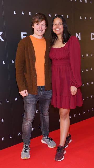 Dylan Bean and Paola Guardado.pictured at the special screening of the film Lakelands at the Lighthouse Cinema Dublin.
Picture Brian McEvoy Photography
