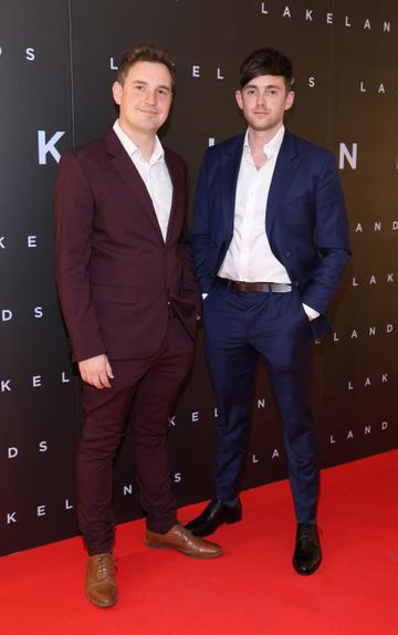 Robert Higgins and Patrick McGivney pictured at the special screening of the film Lakelands at the Lighthouse Cinema Dublin.
Picture Brian McEvoy Photography
