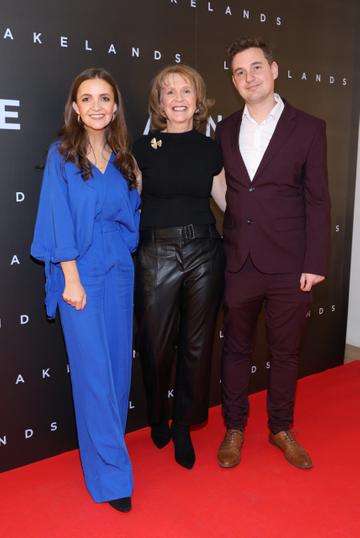 Jennifer Higgins, Catherine Higgins and Robert Higgins pictured at the special screening of the film Lakelands at the Lighthouse Cinema Dublin.
Picture Brian McEvoy Photography
