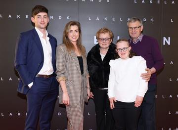 Patrick McGivney and family pictured at the special screening of the film Lakelands at the Lighthouse Cinema Dublin.
Picture Brian McEvoy Photography