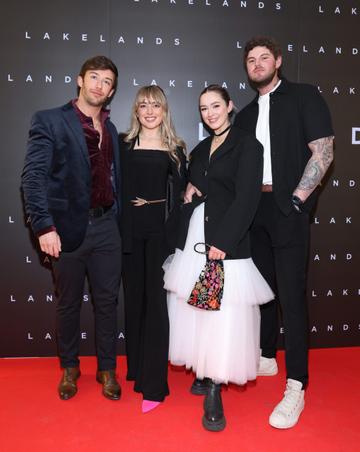 Aaron Galligan, Aisling Quinn, Danielle Galligan and Paul Keenan pictured at the special screening of the film Lakelands at the Lighthouse Cinema Dublin.
Picture Brian McEvoy Photography
