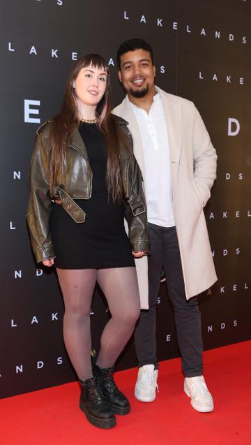 Elva Galligan and Vitor Andrade pictured at the special screening of the film Lakelands at the Lighthouse Cinema Dublin.
Picture Brian McEvoy Photography