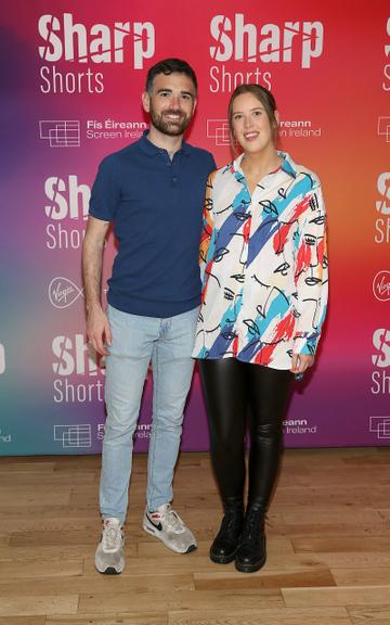 Billy Dante and Jessica Higgins at the special screening of Virgin Media Television Sharp Shorts in association with Fís Éireann/Screen Ireland at the Lighthouse Cinema ,Dublin.
Picture Brian McEvoy
