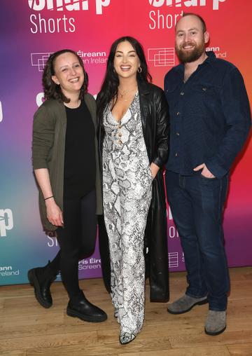 Lorraine Notaro,Tania Notaro and Dean Notaro at the special screening of Virgin Media Television Sharp Shorts in association with Fís Éireann/Screen Ireland at the Lighthouse Cinema ,Dublin.
Picture Brian McEvoy