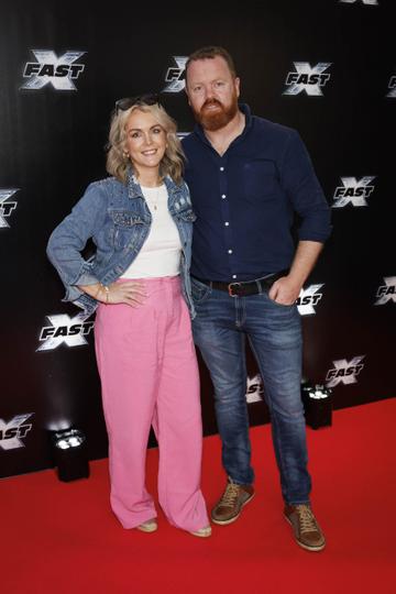 Eileen and Enda Loughlin pictured at the Irish premiere screening of FAST X at Cineworld, Dublin ahead of its release in cinemas nationwide this Friday 19th May. Picture Andres Poveda