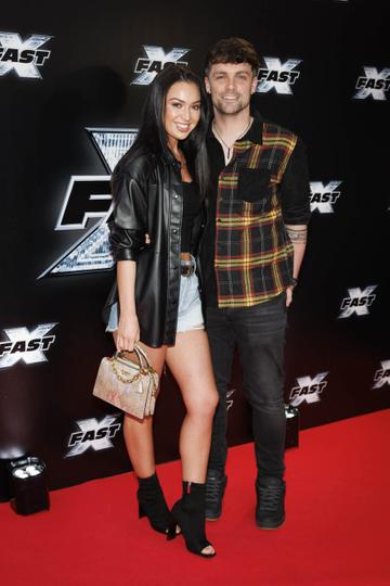 Elisha Stokes and Keith Healy pictured at the Irish premiere screening of FAST X at Cineworld, Dublin ahead of its release in cinemas nationwide this Friday 19th May. Picture Andres Poveda