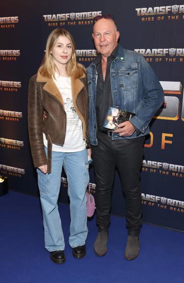 Tallulah Byrne and David Byrne pictured at the Irish Premiere screening of Transformers Rise of the Beasts at Cineworld ,Dublin.
Picture Brian McEvoy