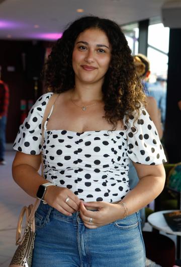 Sara Abdulmagid pictured at the summer party of the season at Hyde rooftop club bar, just off Grafton Street. Top Irish actors, presenters, influencers and more celebrated the newly completed rooftop space and all praised the stylish and much-needed new large rooftop bar addition to Dublin. Rooftop lovers can now enjoy the space for everything from weekend brunch with pals to dancing with cocktails to Dublin’s coolest DJs. Photograph: Leon Farrell / Photocall Ireland