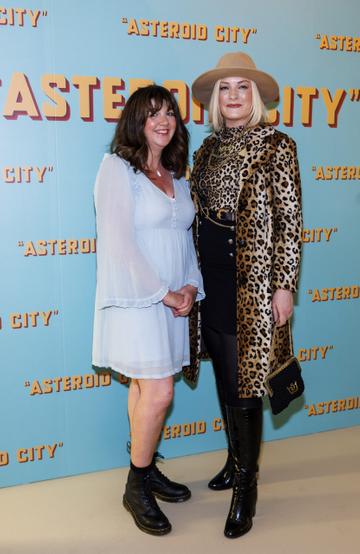 Aisling McGill and Margaret O'Connor pictured at a special preview screening of Wes Anderson’s up-coming feature film ASTEROID CITY at Light House Cinema, Dublin. ASTEROID CITY is released in cinemas nationwide from this Friday June 23rd. Picture Andres Poveda