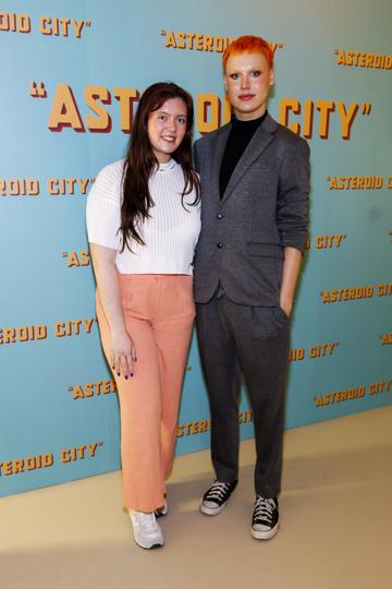 Jade McNamee and Patrick Blue pictured at a special preview screening of Wes Anderson’s up-coming feature film ASTEROID CITY at Light House Cinema, Dublin. ASTEROID CITY is released in cinemas nationwide from this Friday June 23rd. Picture Andres Poveda