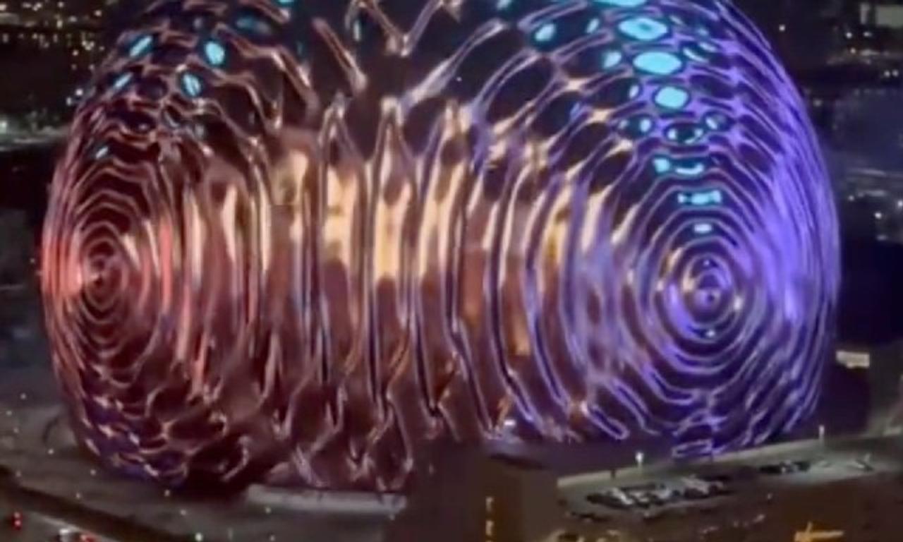 People s minds have been blown by the msg sphere in vegas lighting up