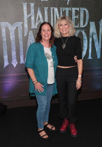 Leta Harford and Trisha Gough at the special preview screening of Disney's Haunted Mansion at the Lighthouse Cinema,Dublin,
Picture Brian McEvoy