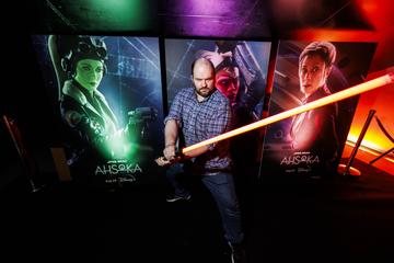 Paul 'Batman' O'Brien pictured at the special fan event screening of “Star Wars: Ahsoka” at the Light House Cinema Dublin. Streaming exclusively on Disney+ from August 23.  Picture Andres Poveda
