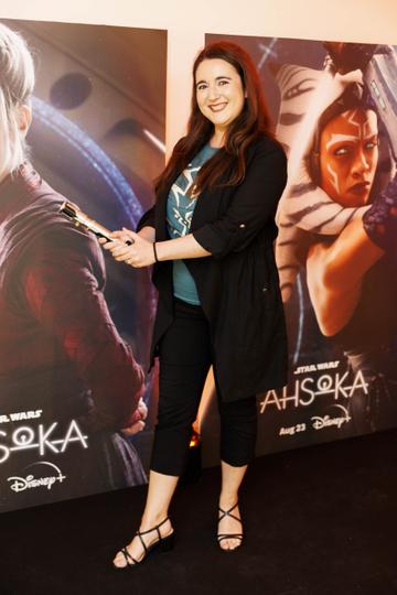 Olivia Fahey pictured at a special preview screening of the first two episodes of Star Wars | Ahsoka at the Light House Cinema Dublin. Star Wars | Ahsoka will bre streaming in Disney+ from 23 August. Picture Andres Poveda