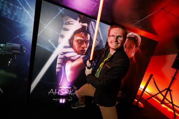 Jim Twohy pictured at the special fan event screening of “Star Wars: Ahsoka” at the Light House Cinema Dublin. Streaming exclusively on Disney+ from August 23.  Picture Andres Poveda