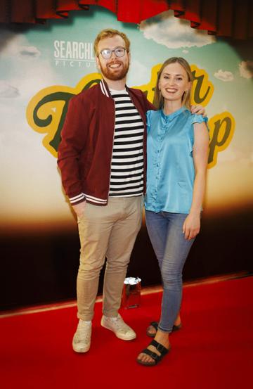 Ryan Reid and Gemma Stack pictured at the Special Preview Screening of Searchlight Pictures THEATER CAMP at the Light House Cinema, Dublin. Picture Andres Poveda