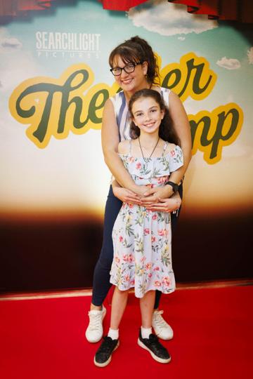 Sally McGowan (9) and Sarah McGowan pictured at the Special Preview Screening of Searchlight Pictures THEATER CAMP at the Light House Cinema, Dublin. Picture Andres Poveda