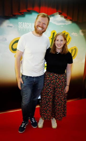 Jordan Kavanagh and Megan Rowntree pictured at the Special Preview Screening of Searchlight Pictures THEATER CAMP at the Light House Cinema, Dublin. Picture Andres Poveda