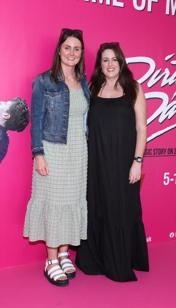 Ciara O'Shea and Eimear Seoige at the opening night of the musical Dirty Dancing at the Bord Gais Energy Theatre,Dublin.
Picture Brian McEvoy
