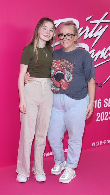 Mia McGuinness and Jennifer McGuinness at the opening night of the musical Dirty Dancing at the Bord Gais Energy Theatre,Dublin.
Picture Brian McEvoy
