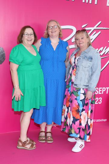 Martina Freeman, Siobhan Lever and Fiona O'Rourke at the opening night of the musical Dirty Dancing at the Bord Gais Energy Theatre,Dublin.
Picture Brian McEvoy
