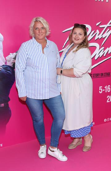 Ewa Gabryelczyk and Arina Parsonova at the opening night of the musical Dirty Dancing at the Bord Gais Energy Theatre,Dublin.
Picture Brian McEvoy Photography
