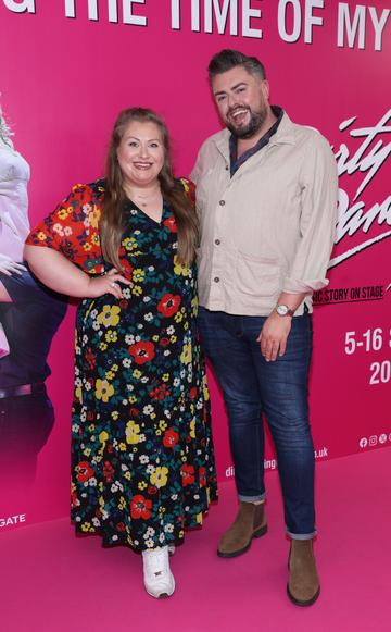Vanessa Butler and James Patrice at the opening night of the musical Dirty Dancing at the Bord Gais Energy Theatre,Dublin.
Picture Brian McEvoy Photography