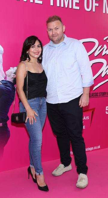 Maria Blenkin and Daniel Blenkin at the opening night of the musical Dirty Dancing at the Bord Gais Energy Theatre,Dublin.
Picture Brian McEvoy Photography