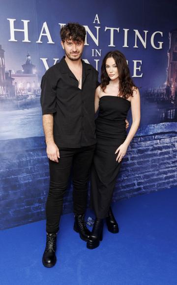 Apostle and Tanya Holliday pictured at a special preview screening of A Haunting in Venice at the Light House Cinema Dublin. Picture Andres Poveda