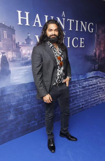 Zeus pictured at a special preview screening of A Haunting in Venice at the Light House Cinema Dublin. Picture Andres Poveda