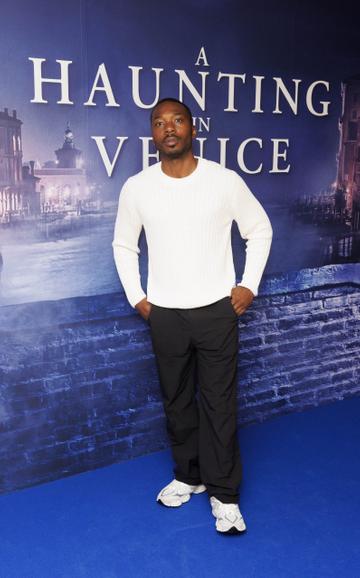 Dave Olu pictured at a special preview screening of A Haunting in Venice at the Light House Cinema Dublin. Picture Andres Poveda