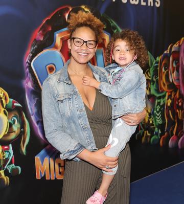 Emer O Neill and her daughter Sunny Rae pictured at the special preview screening of Paw Patrol :The Mighty Movie at the Odeon Cinema in Point Square, Dublin.
Picture Brian McEvoy
